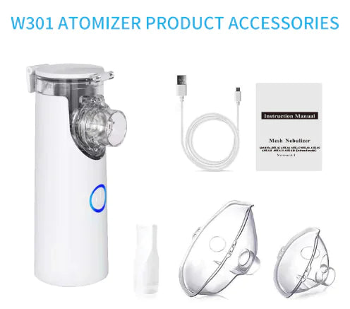 Quiet Outdoor Portable Nebulizer Handheld Inhaler Device