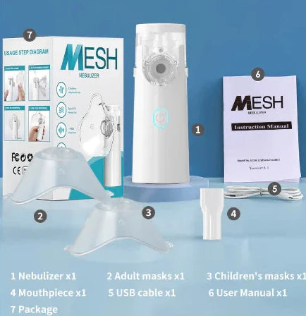 Quiet Outdoor Portable Nebulizer Handheld Inhaler Device