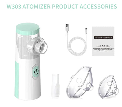 Quiet Outdoor Portable Nebulizer Handheld Inhaler Device